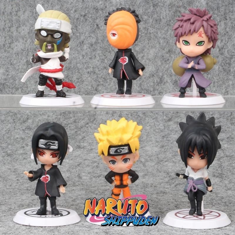 6pcs Anime Naruto Action Figure