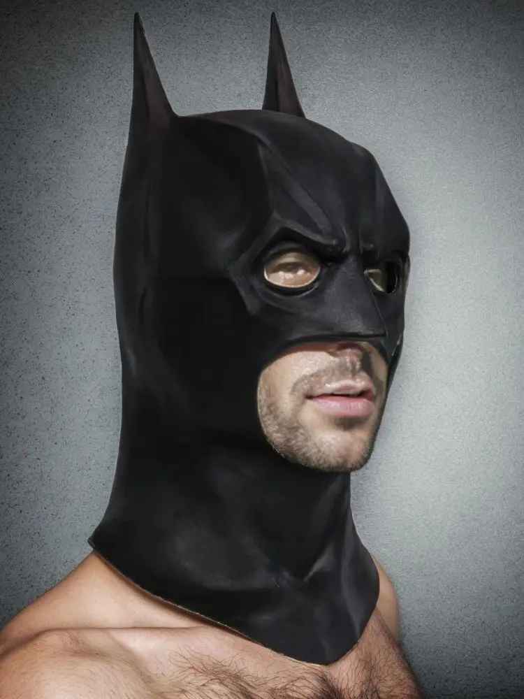 Batman 1989 Full Head Latex Mask – Cosplay Superhero Bruce Wayne Halloween Party Prop