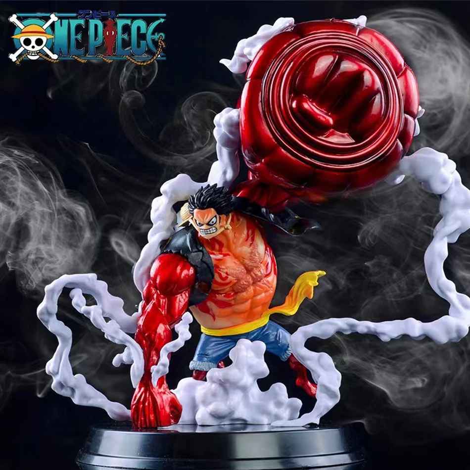 One Piece Figure Wano Gear 4 Luffy 2 Head Pieces