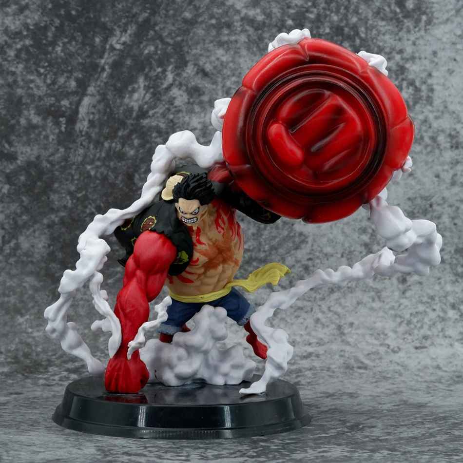 One Piece Figure Wano Gear 4 Luffy 2 Head Pieces
