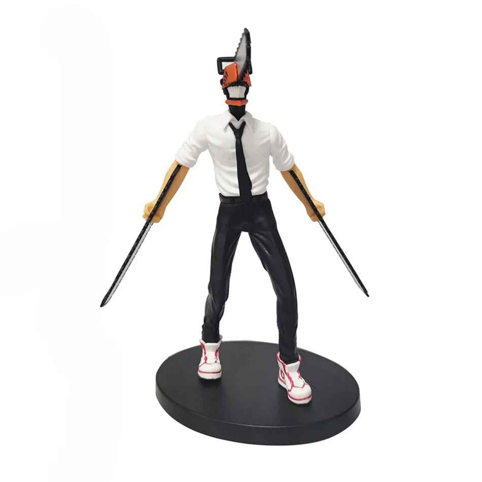 Chainsaw Man Figure – Denji Anime Collectible Action Figure (Chainsaw Head Design)