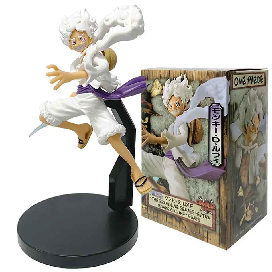 Luffy Gear 5 Figure | Sun God Nika Awakening One Piece DXF Statue Anime Collectible | Geekzillaa
