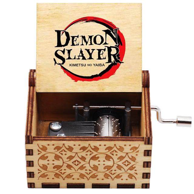 Wooden Hand Crank Music Box