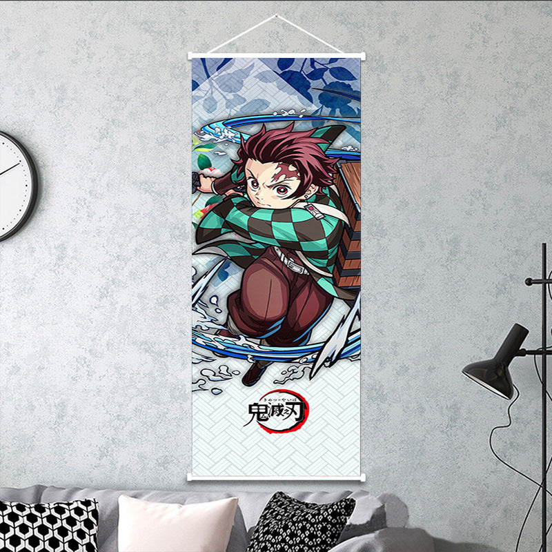 Demon Slayer Wall Scroll Collection – Tanjiro, Nezuko, Hashiras & More