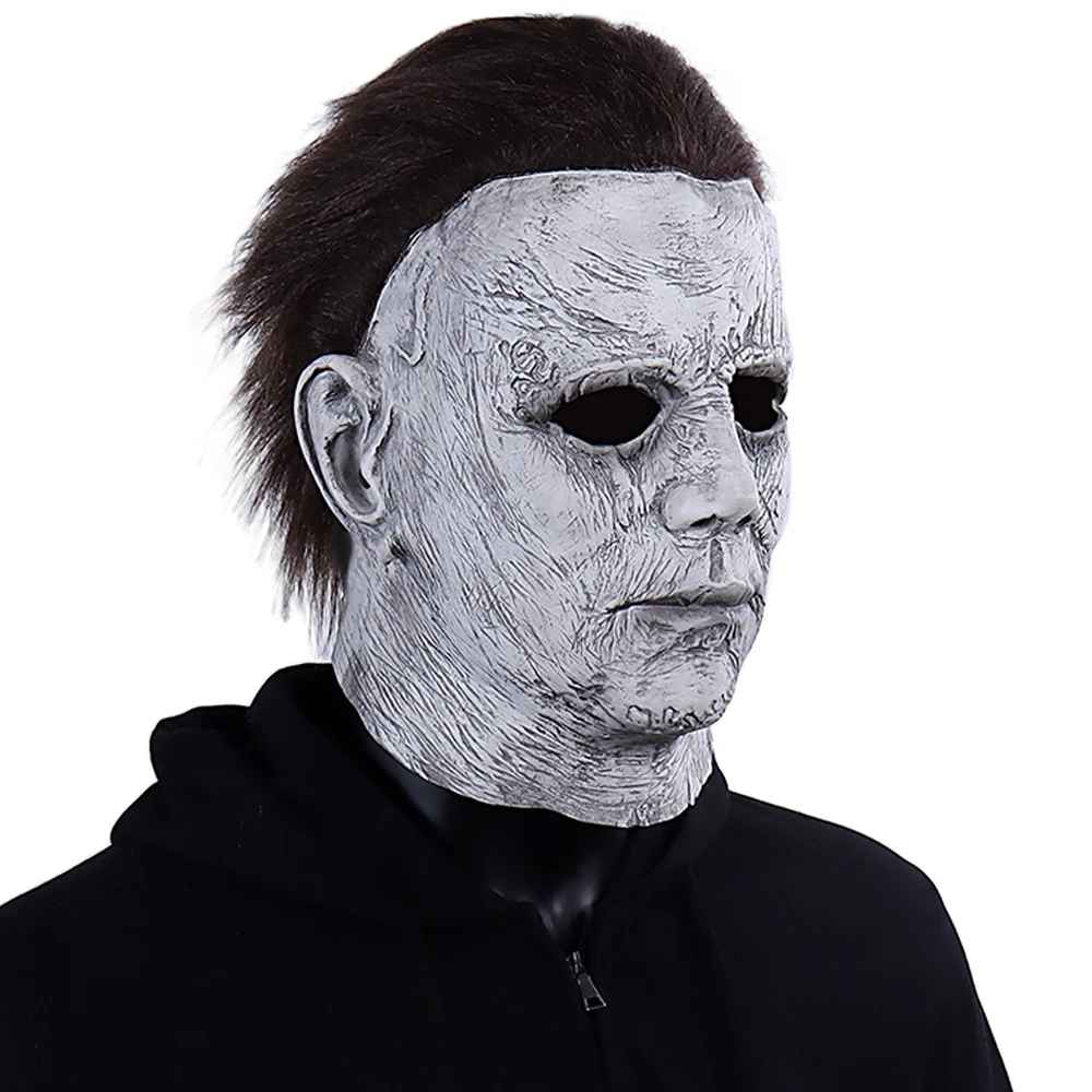 Halloween Michael Myers Mask Cosplay Horror Bloody Latex Masks Helmet Carnival Masquerade Party Costume Props