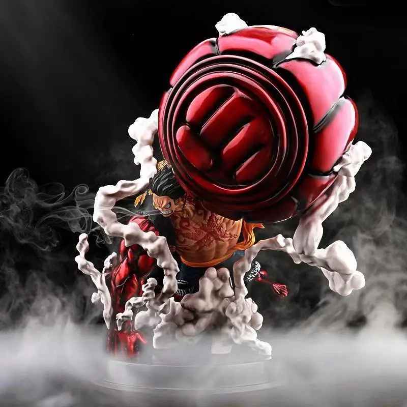 One Piece Figure Wano Gear 4 Luffy 2 Head Pieces