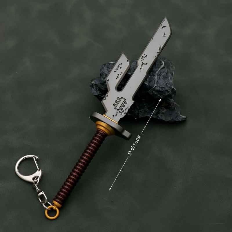 16cm Jujutsu Kaisen Weapon Fushiguro Toji Lance Special Charm Anime Peripheral Metal Weapon Model Samurai Sword Gifts