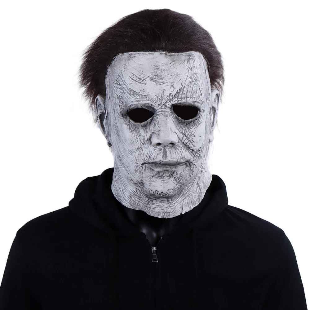 Halloween Michael Myers Mask Cosplay Horror Bloody Latex Masks Helmet Carnival Masquerade Party Costume Props