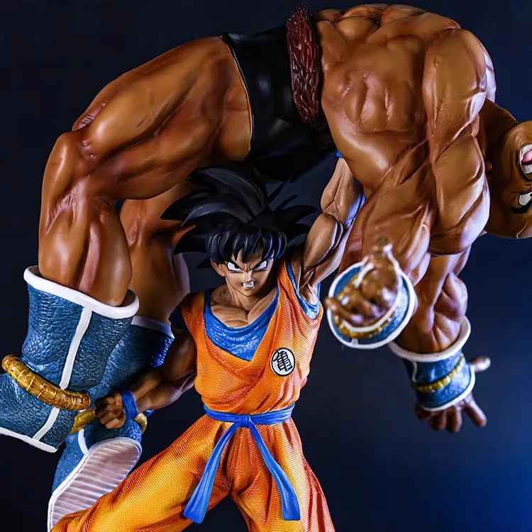 Dragon Ball Son Goku vs Nappa Figure – 23cm Anime Statue