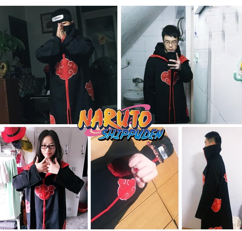 Akatsuki Cosplay Costume Cloak