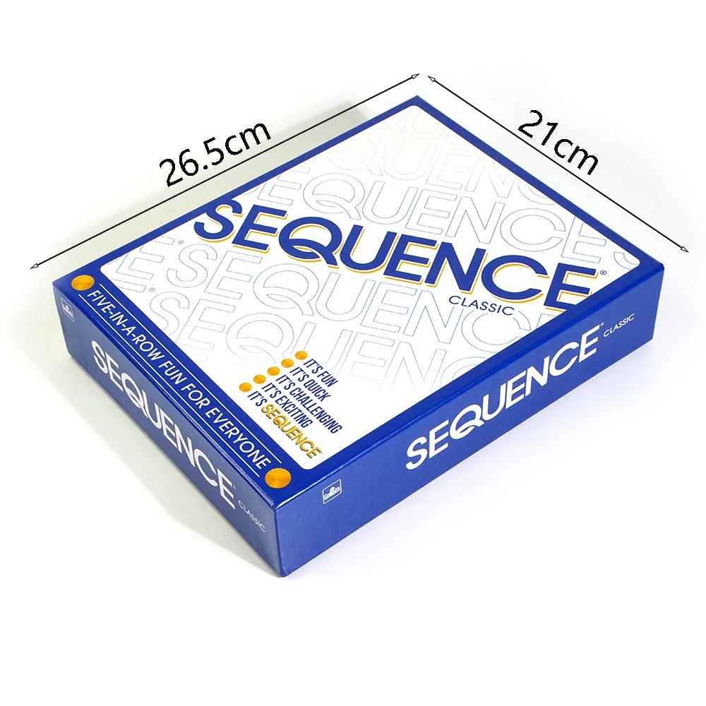 SEQUENCE Board Game – Original Game with Folding Board