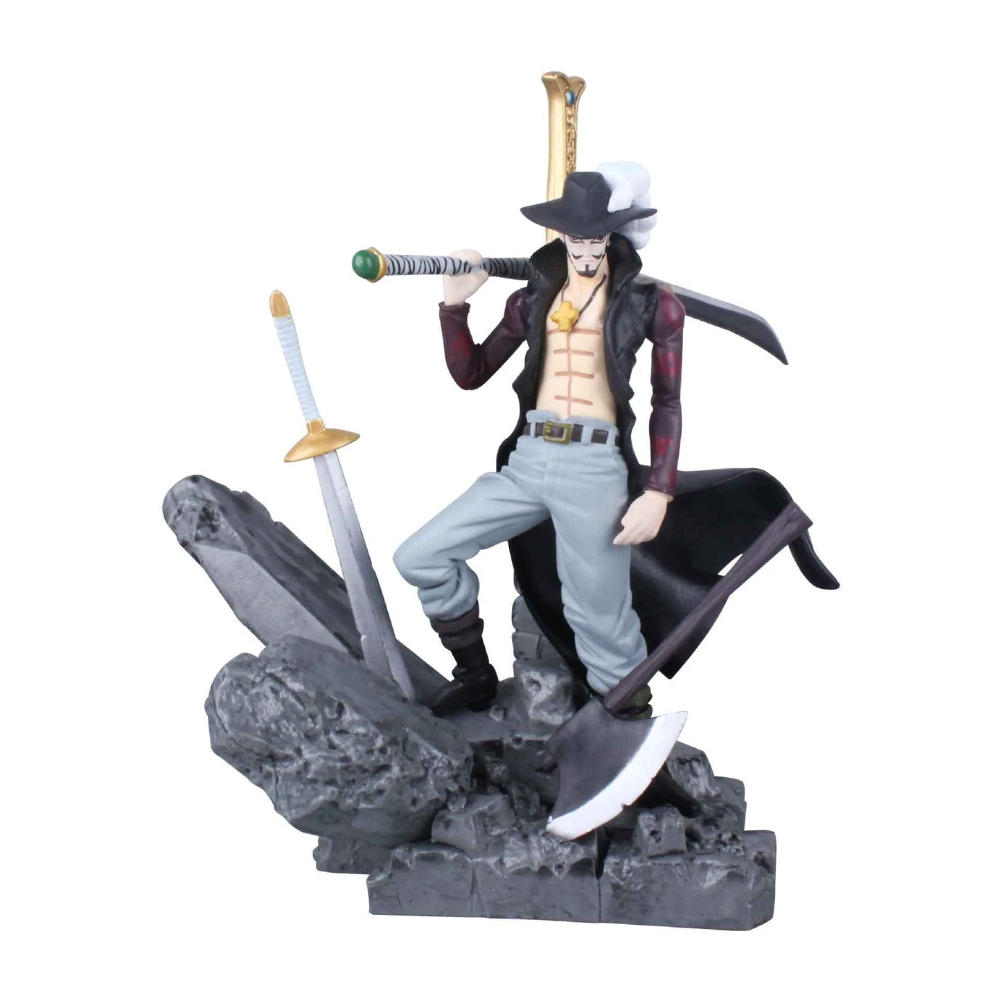 Dracule Mihawk Figure – One Piece Action Figure Collectible
