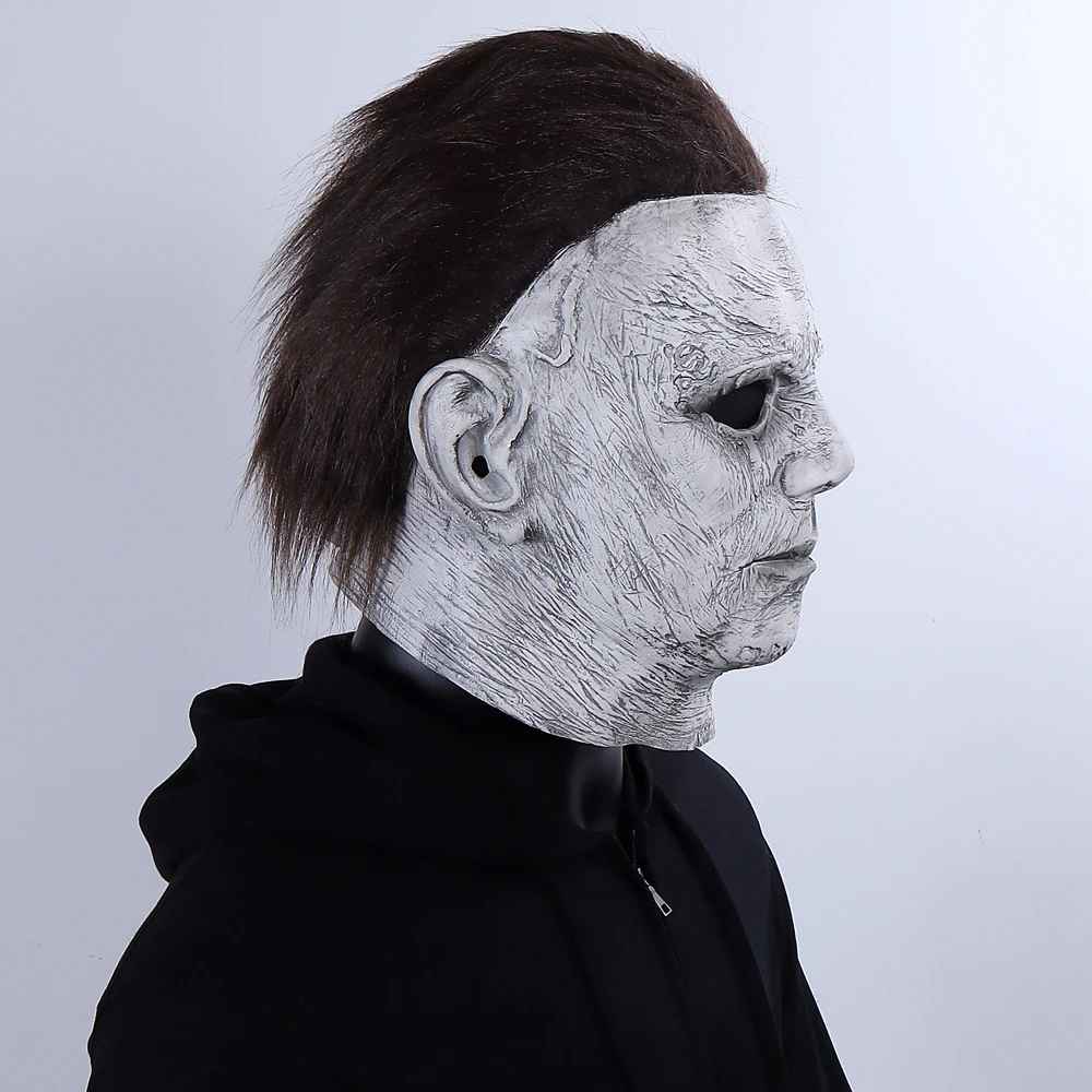Halloween Michael Myers Mask Cosplay Horror Bloody Latex Masks Helmet Carnival Masquerade Party Costume Props