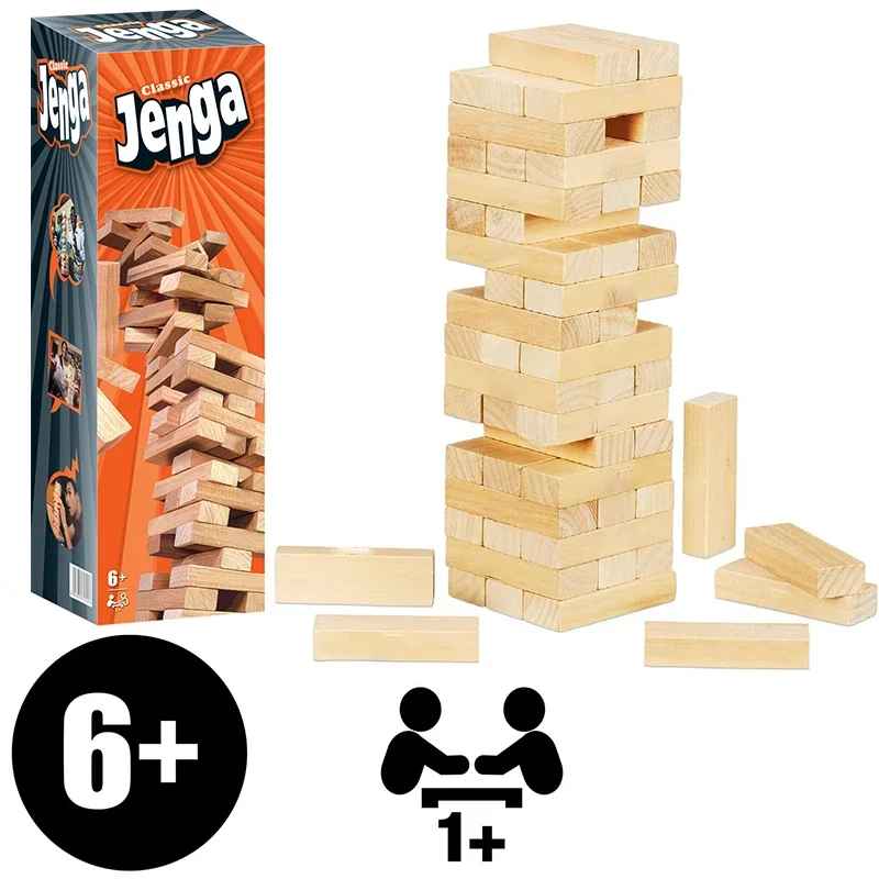 Jenga Game – Original Premium Wooden Stacking Puzzle