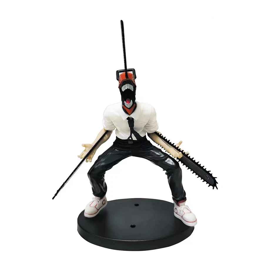 Chainsaw Man Figure – Denji Anime Collectible Action Figure (Chainsaw Head Design)