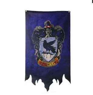 Harry Potter Banner – Hogwarts Flags (Gryffindor, Slytherin, Hufflepuff, Ravenclaw & School Crest | 75x125cm)