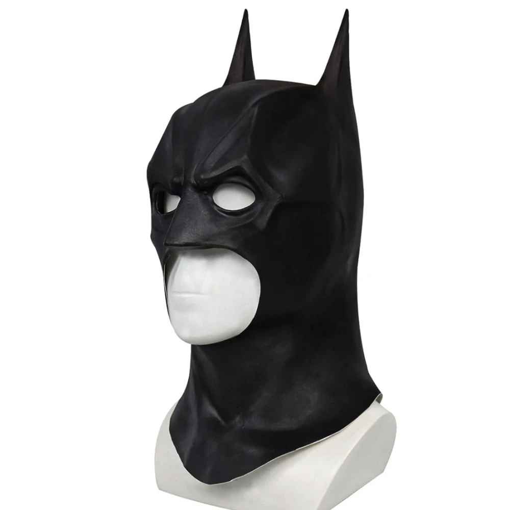 Batman 1989 Full Head Latex Mask – Cosplay Superhero Bruce Wayne Halloween Party Prop