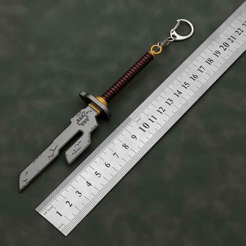 16cm Jujutsu Kaisen Weapon Fushiguro Toji Lance Special Charm Anime Peripheral Metal Weapon Model Samurai Sword Gifts
