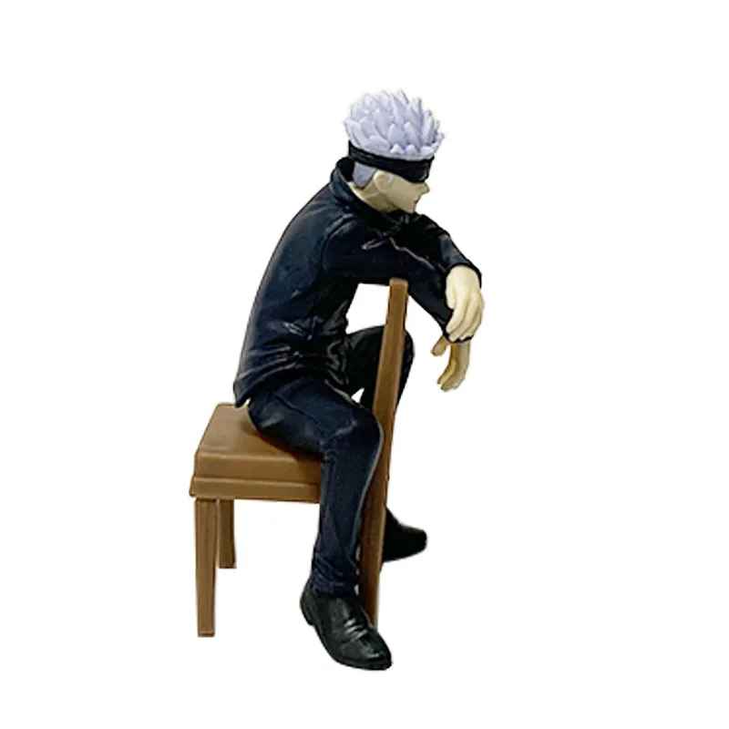 11CM Gojo Satoru Anime Jujutsu Kaisen Figure – Rest Time Sitting Position with Stool | Action Figure Toy Gift