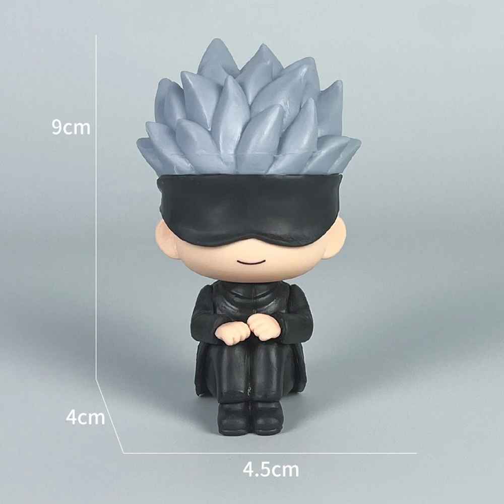 Jujutsu Kaisen 5-Piece Set – Collectible 9cm PVC Figures of Gojo, Yuji, Megumi, Nobara & Panda