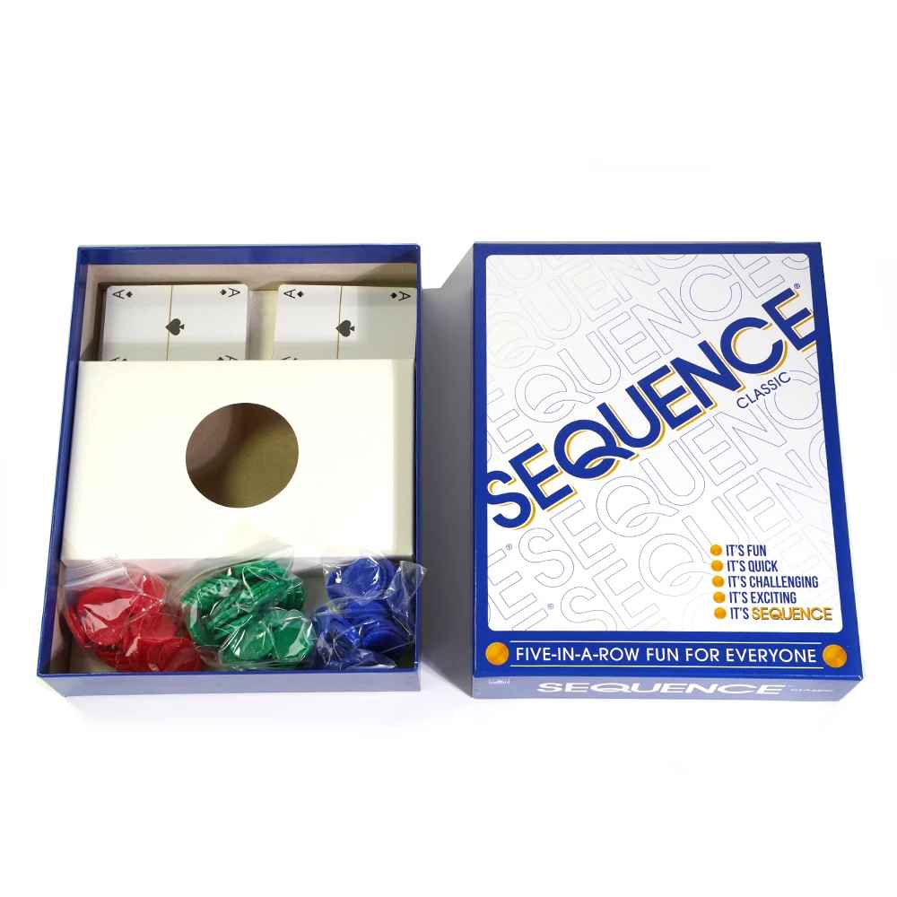 SEQUENCE Board Game – Original Game with Folding Board