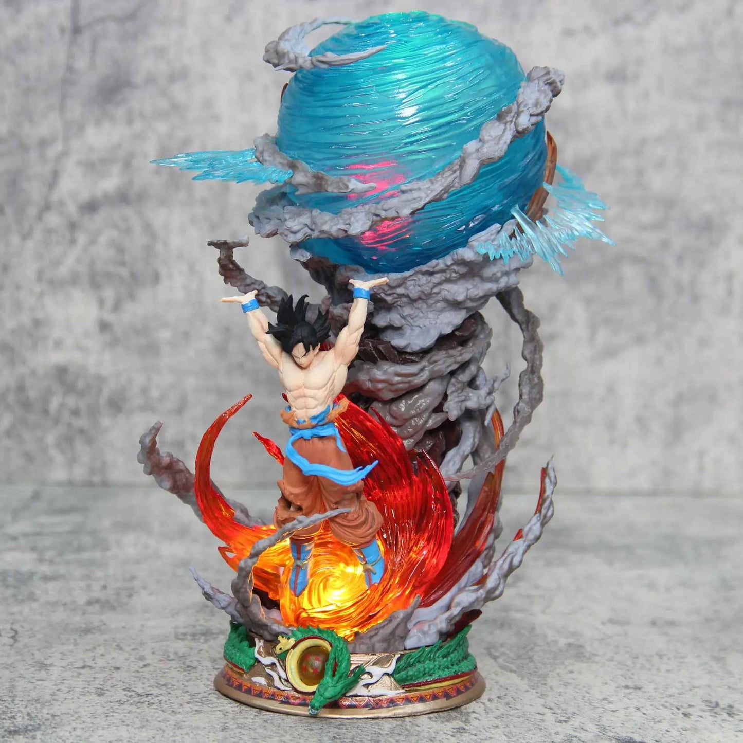 Goku Spirit Bomb Figure – Dragon Ball Z Energy Blast Collectible Statue