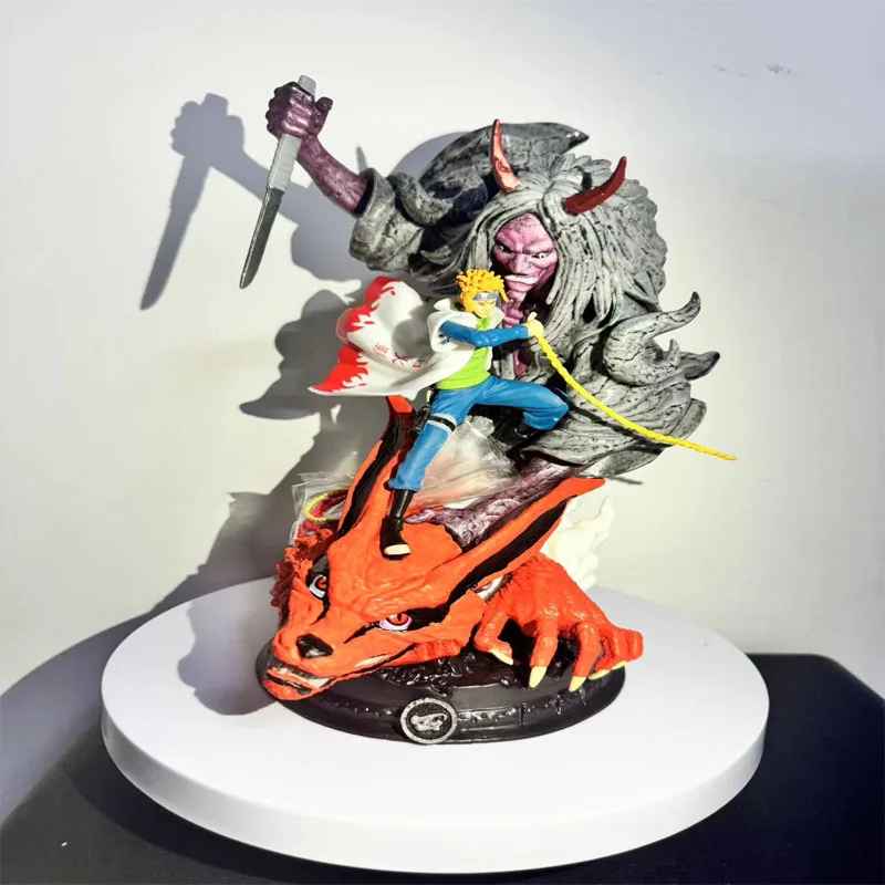 Naruto Minato vs Kurama Figure – Dynamic Battle Scene Collectible