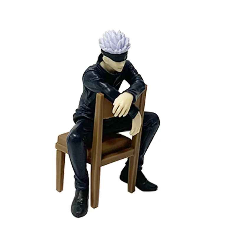 11CM Gojo Satoru Anime Jujutsu Kaisen Figure – Rest Time Sitting Position with Stool | Action Figure Toy Gift
