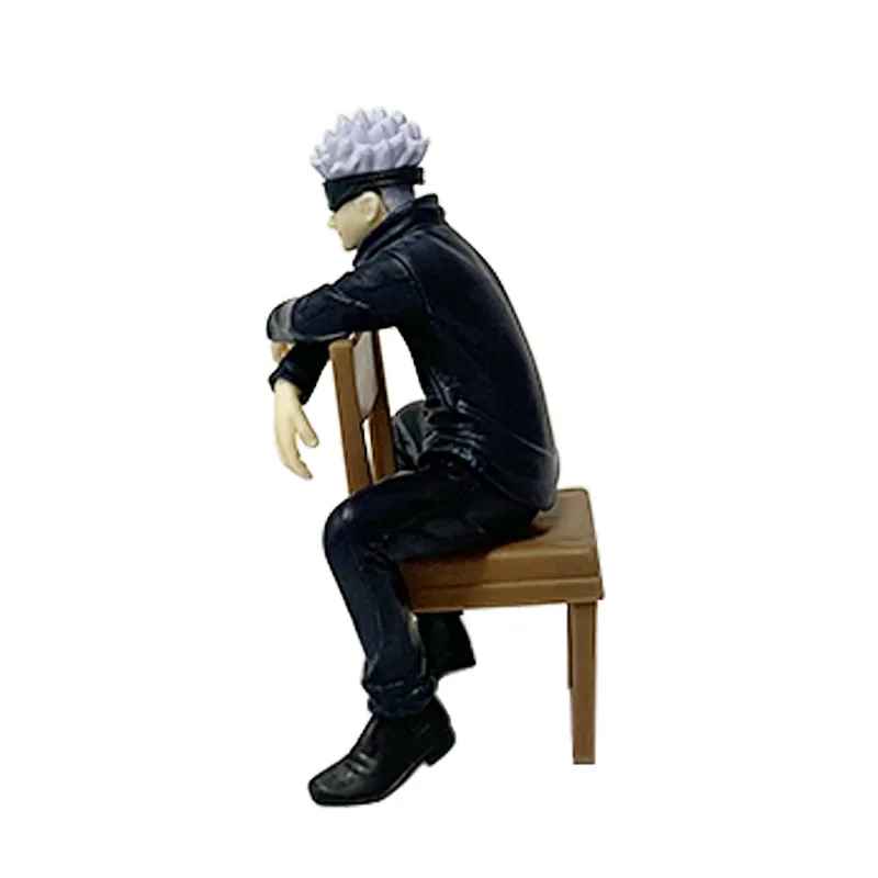 11CM Gojo Satoru Anime Jujutsu Kaisen Figure – Rest Time Sitting Position with Stool | Action Figure Toy Gift
