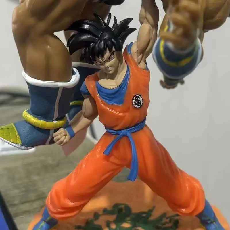 Dragon Ball Son Goku vs Nappa Figure – 23cm Anime Statue