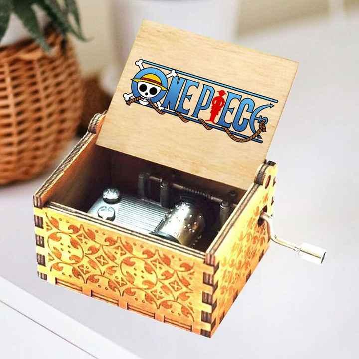 Wooden Hand Crank Music Box