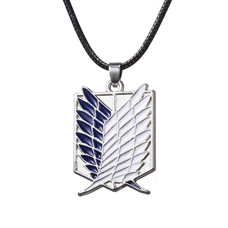Attack On Titan Necklace Scout Regiment Eren Pendants Anime