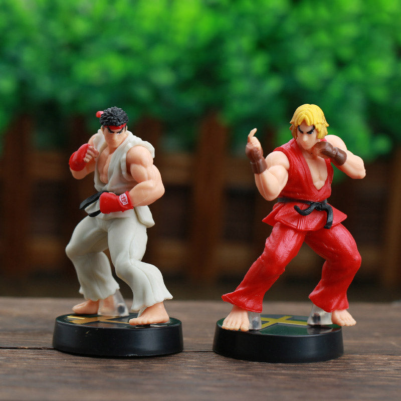 2 pcs Street Fighter Fighting Game Action Figure – Premium Articulated Collectible