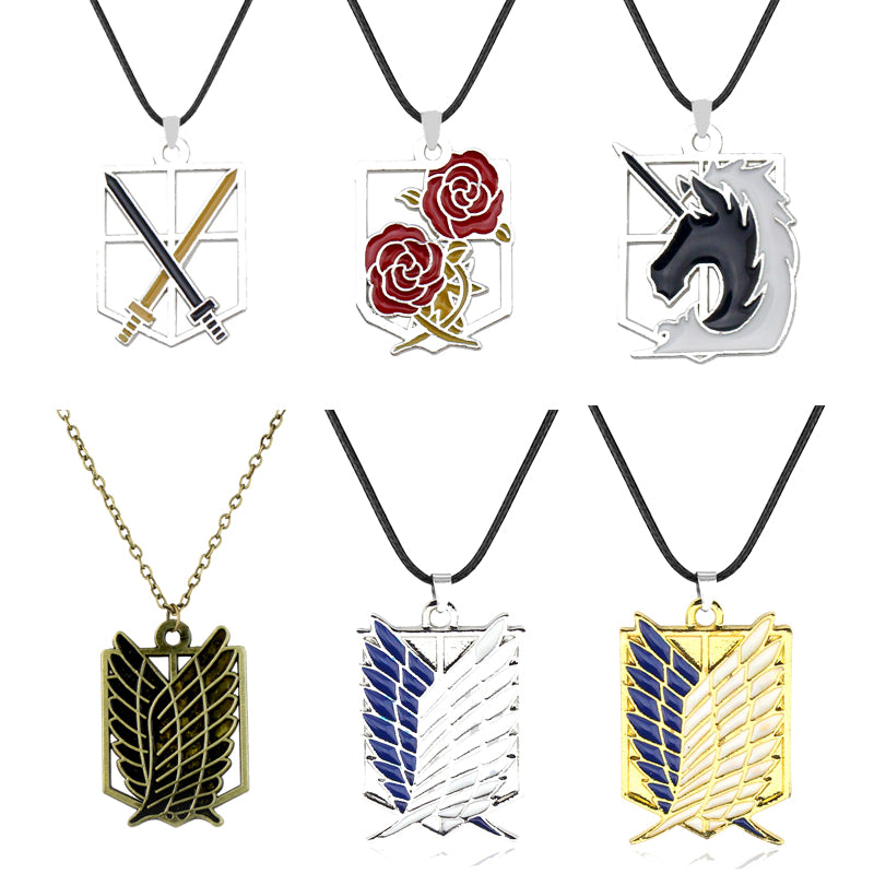 Attack on titan pendants