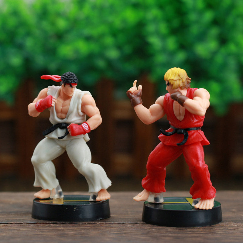 2 pcs Street Fighter Fighting Game Action Figure – Premium Articulated Collectible