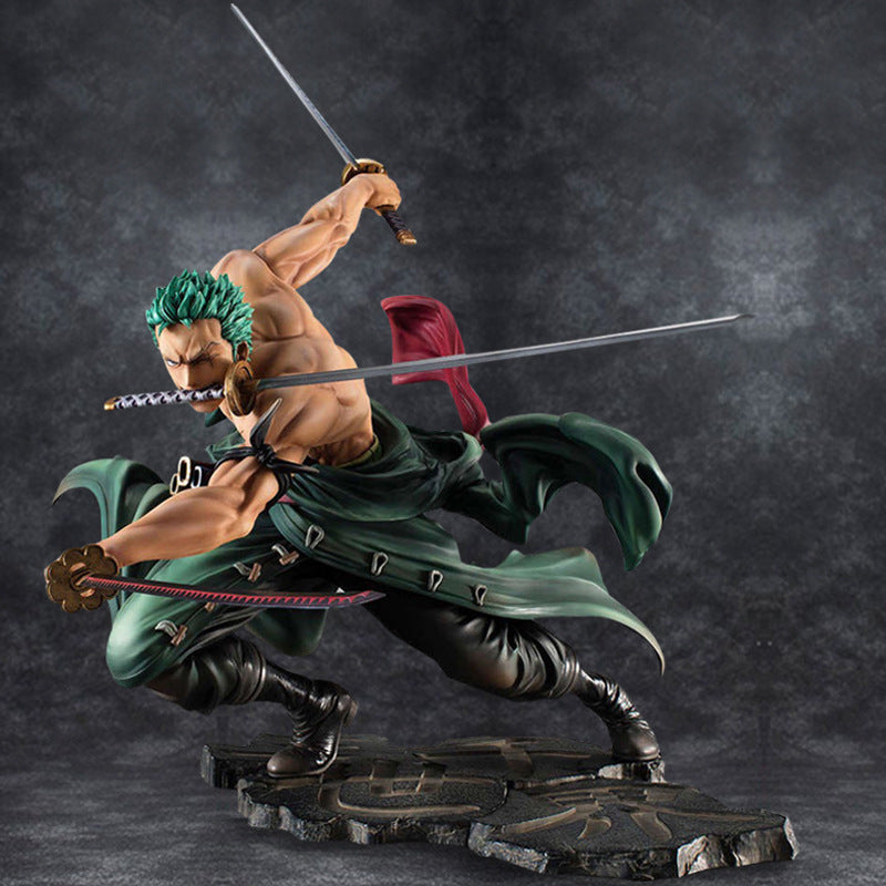 One Piece Action Figure Three-Knife Fighting Skill Roronoa Zoro