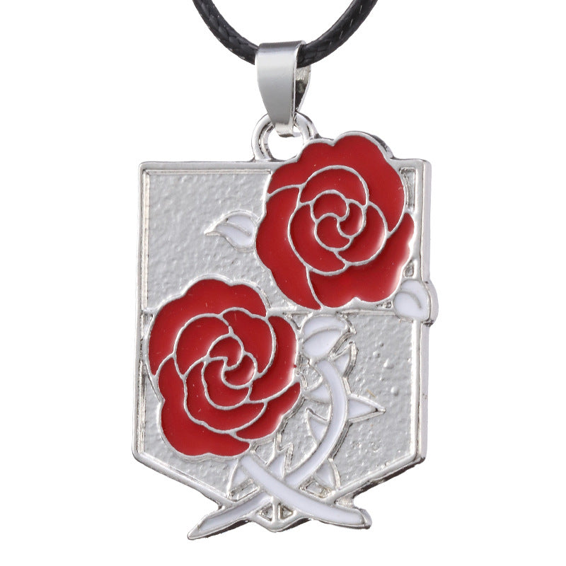 Attack On Titan Necklace Scout Regiment Eren Pendants Anime