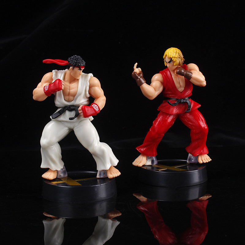 2 pcs Street Fighter Fighting Game Action Figure – Premium Articulated Collectible