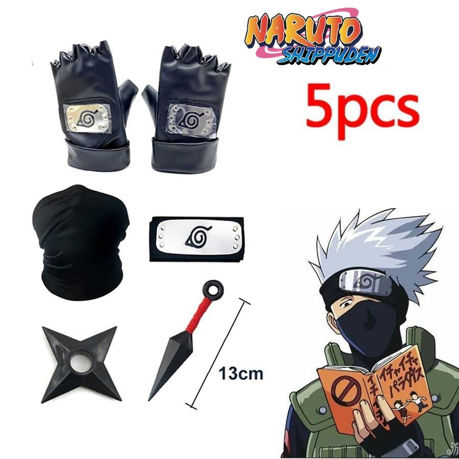 Naruto Cosplay Accessories Kakashi Hatake 5pcs Set