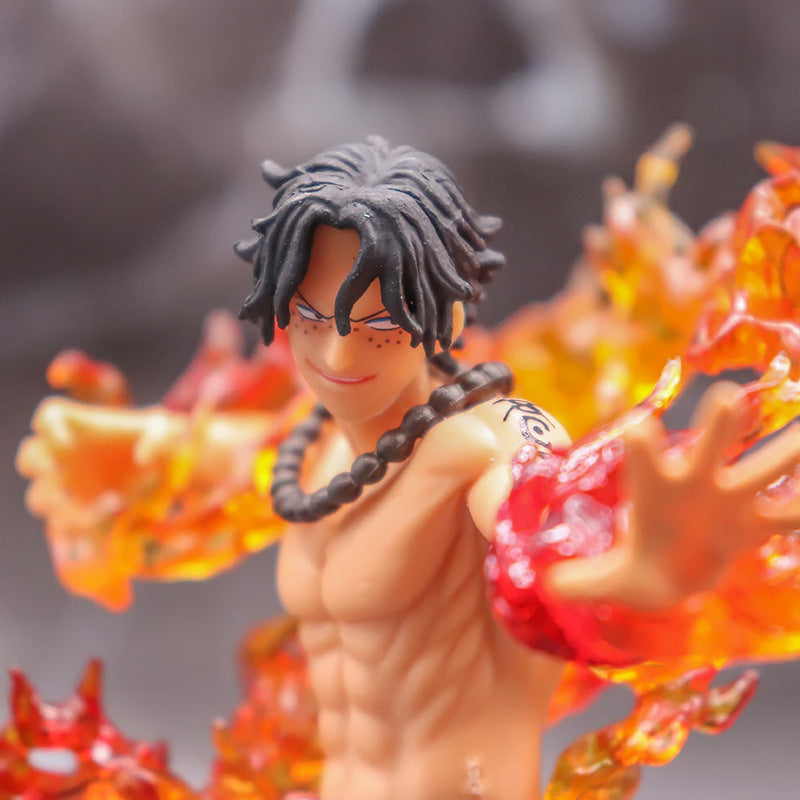 One Piece Portgas D Ace Battle Fire Action Figures