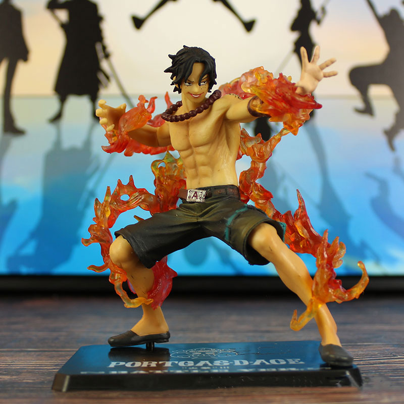 One Piece Portgas D Ace Battle Fire Action Figures