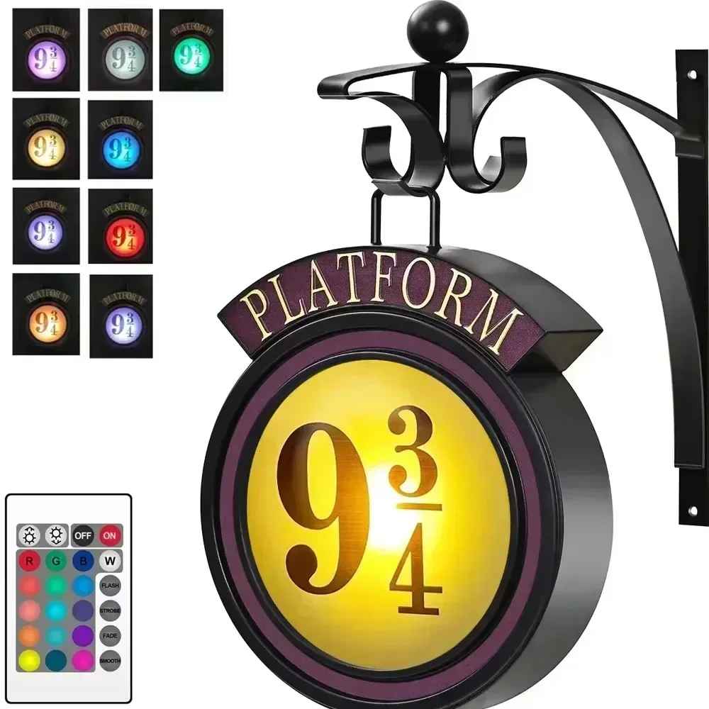 Harry Potter Platform 9¾ LED Night Light – Wall Lamp