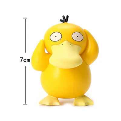 8cm Pokémon Anime Figures with box – Pikachu, Charmander, Squirtle, Bulbasaur & Psyduck Action Model