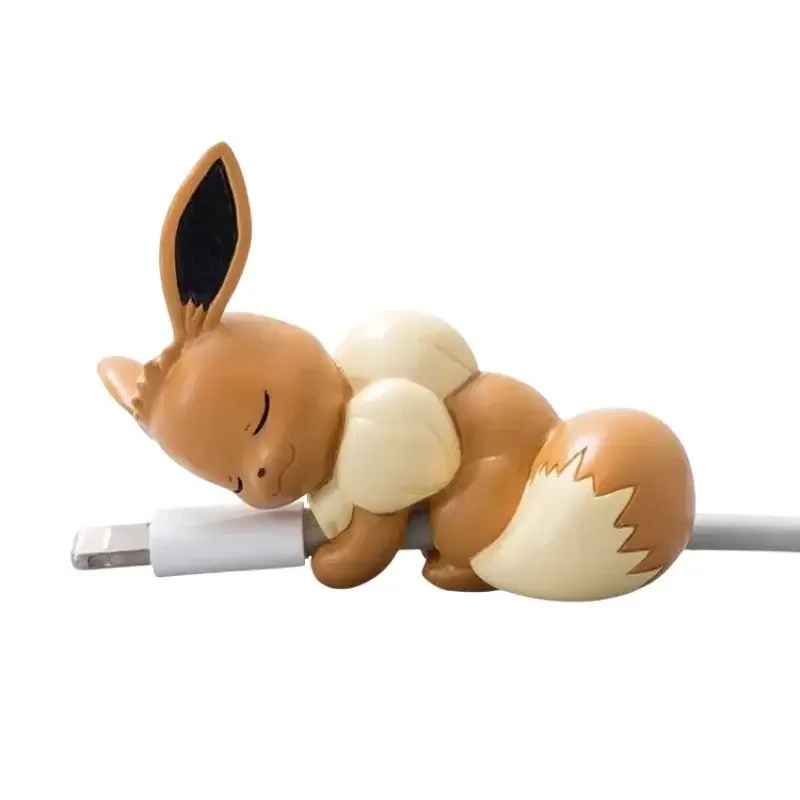 3pcs Pokemon Pikachu Data Cable Protective Sleeve – Fashion Cartoon USB Charging Cable Bite Protector