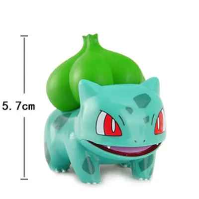 8cm Pokémon Anime Figures with box – Pikachu, Charmander, Squirtle, Bulbasaur & Psyduck Action Model