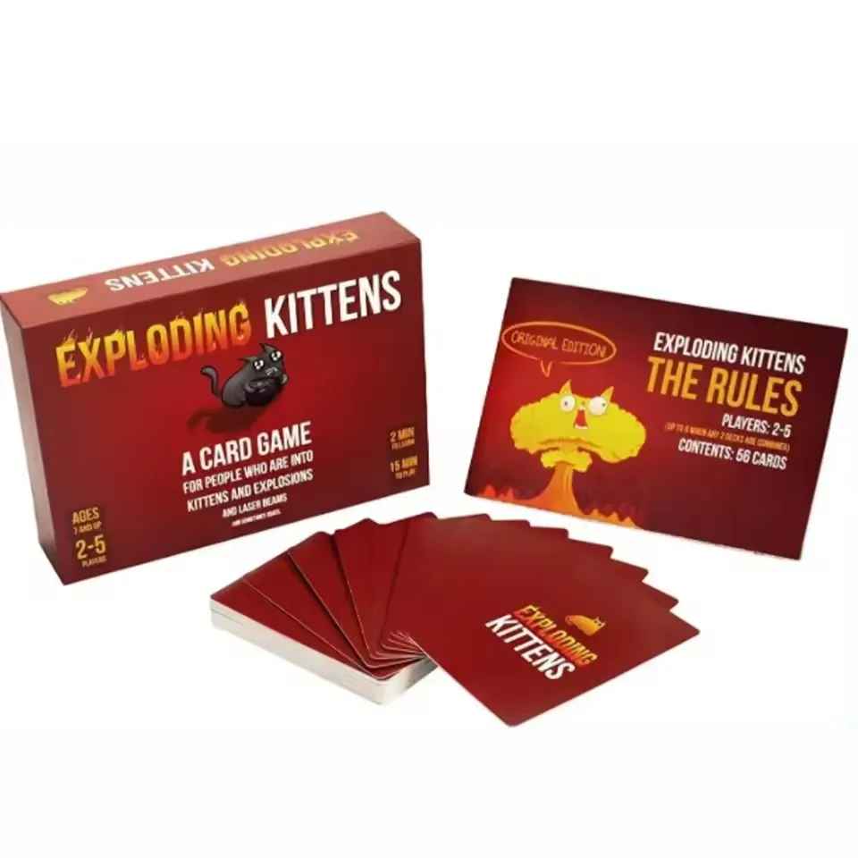 Zombie Kittens Card Game – Fun Family Card Game for Kids, Teens & Adults (2–5 Players)