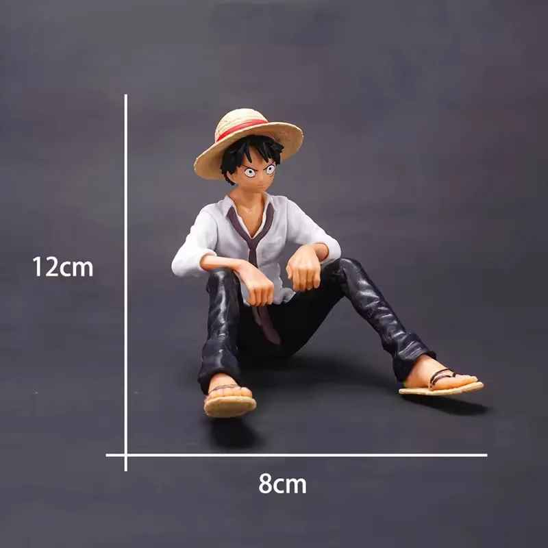 One Piece Monkey D. Luffy Sitting Pose Figurine – Chill & Iconic Anime Collectible