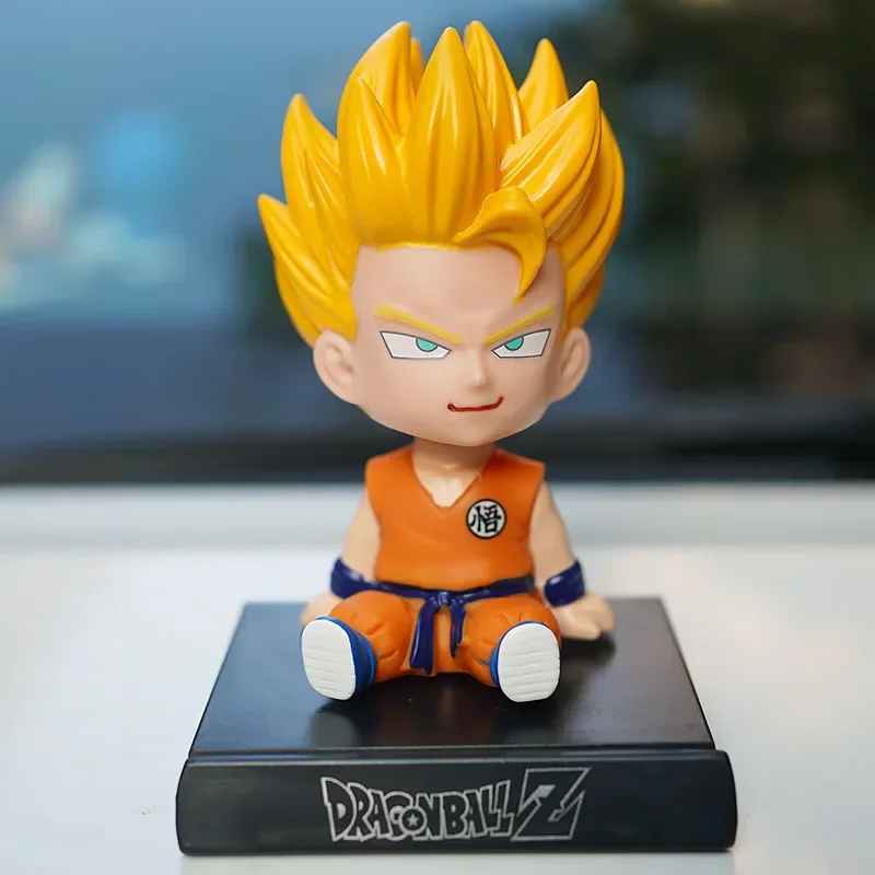 Anime & Superhero Bobblehead Collection – Chibi Figures with Phone Holder & Wobble Action