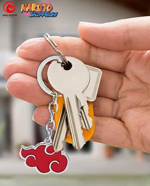 Anime Keychain Red Cloud Ninja Kunai