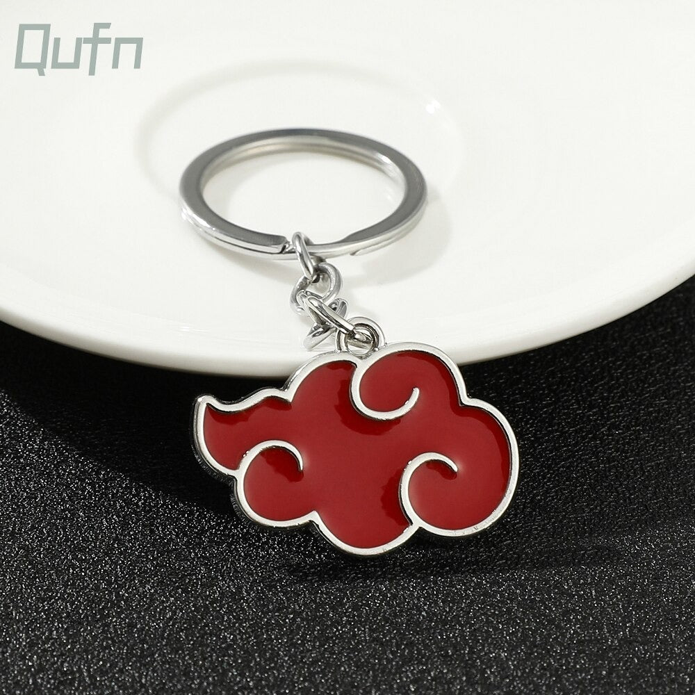 Anime Keychain Red Cloud Ninja Kunai